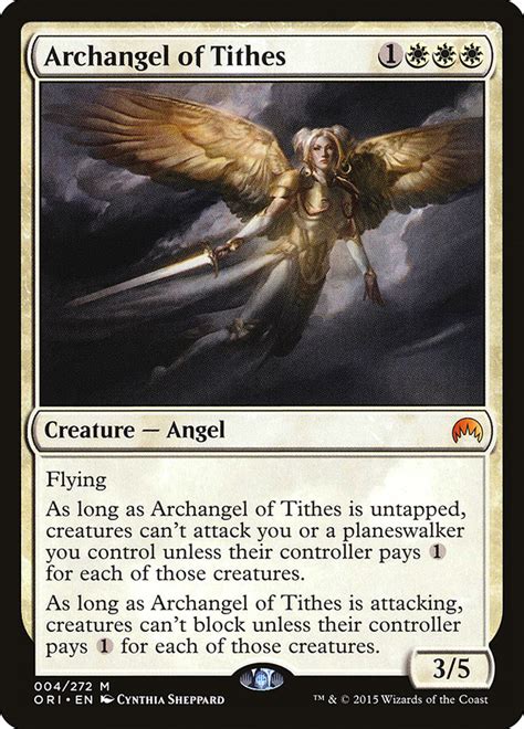 archangel mtg|mtg archangel of tithes.